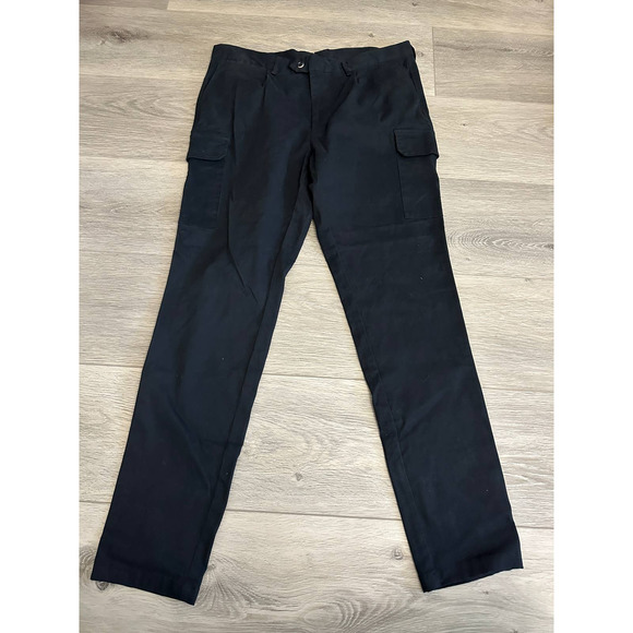 Znt18 Emilio Black Cargo Pants - Picture 6 of 11